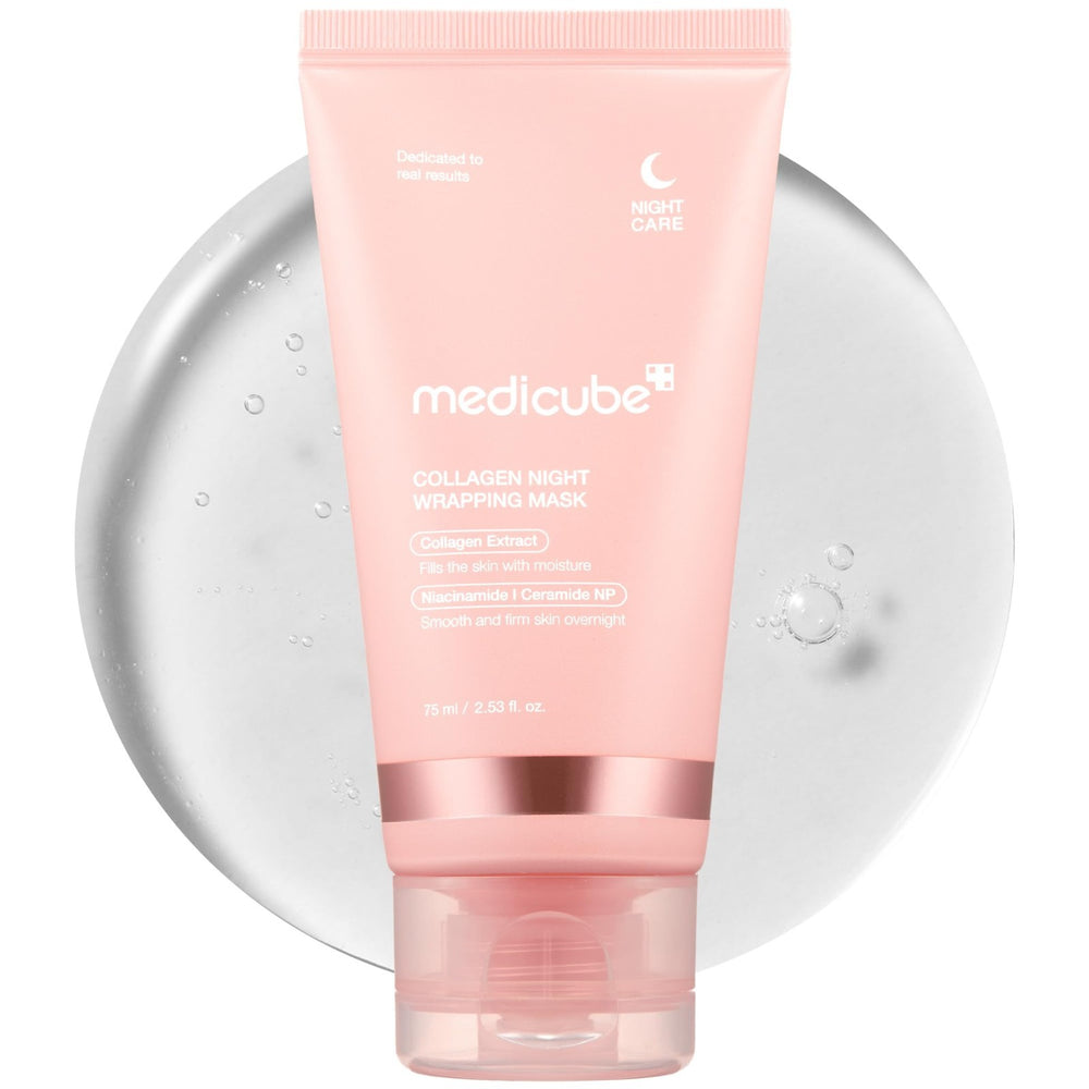 Medicube Collagen Overnight Wrapping Peel off Facial Mask Pack - Elasticity & Hy